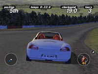 une photo d'Ã©cran de Porsche Challenge sur Sony Playstation